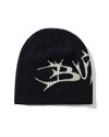 Butter Scrawling Skully Beanie (BG254822-BLK)