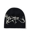 Butter Scrawling Skully Beanie (BG254822-BLK)