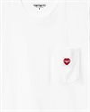 Carhartt WIP S/S Pocket Heart T-Shirt (I032128-1WZ-XX-03)