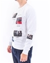 HUF Scenes L/S Tee (TS01306-WHT)