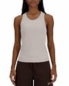 New Balance Linear Heritage Rib Knit Racer Tank (WT33536-MNK)