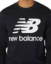 New Balance Stacked Logo Crew (MT03560BK)