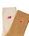 New Balance Waffle Knit Ankle Socks 2 Pack (LAS42132-AS2)