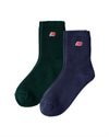 New Balance Waffle Knit Ankle Socks 2 Pack (LAS42132-AS3)