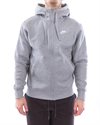 Nike Sportswear Club Fleece Hooded Full Zip LS Top (BV2645-063)