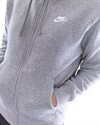 Nike Sportswear Club Fleece Hooded Full Zip LS Top (BV2645-063)