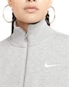 Nike Wmns Sportswear Phoenix Fleece Oversized 1/2-Zip Crop Sweatshirt (DQ5767-063)