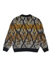 Polar Skate Co Paul Knit Sweater (PSC-W21-PAULKNITSWEAT-BLKYLLW)