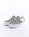 Vans Classic Slip-On Platform (Checkerboard) (VN18EBWW1)